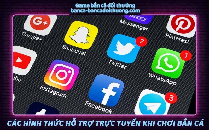 Các hình thức hỗ trợ trực tuyến khi chơi bắn cá